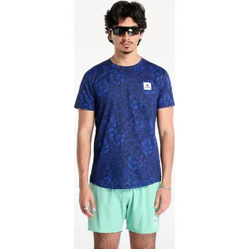 Pánské tričko Tričko SAYSKY Flower Combat T-Shirt Blue AOP L