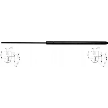 Dveře karosérie Plynová vzpěra zavazadlového prostoru Starline 70.18.801