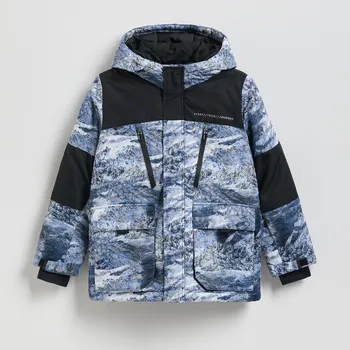 Chlapecká bunda Reserved - Zateplená bunda s kapucí - vícebarevná - 512GU-MLC - 512GU-MLC-128