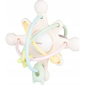GiliGums senzorická chrastítko kousátko Kosmos Pastelová 3M+