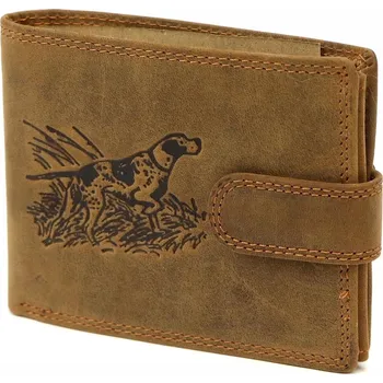 Peněženka NORDEE pánská peněženka z pravé kůže hnědá L895 - muž