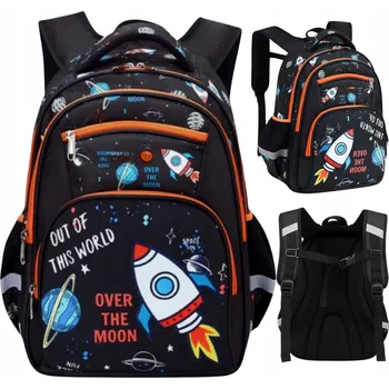 Školní batoh Školní batoh vícekomorový Imiti černý