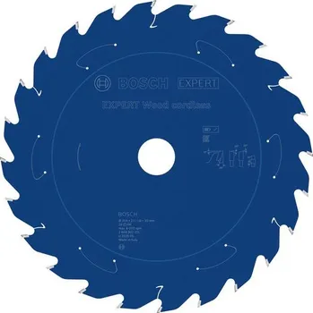 Pilový kotouč Bosch Pilový kotouč EXPERT Wood cordless, 254&nbsp;×&nbsp;2,1/1,6&nbsp;×&nbsp;30&nbsp;mm, T24 Professional (2608902175)