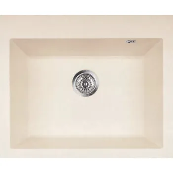 Granitový dřez GRANITOVÝ DŘEZ pod desku dřez MARTEL 1K60 BÉŽOVÝ