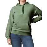 Gildan Unisex mikina s kapucí GSF500 Military Green 4XL