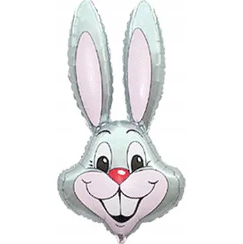 Balónek FÓLIOVÝ BALÓNEK 14" ZAJÍC KRÁLÍK ŠEDÝ