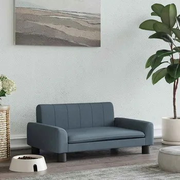 Pelíšek pro psa VidaXL Pelíšek pro psa, tmavě šedý, 70x45x30 cm