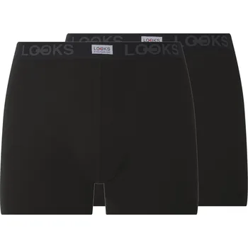 Pánské spodní prádlo LOOKS by Wolfgang Joop Pánské boxerky, 2 kusy (černá, M)