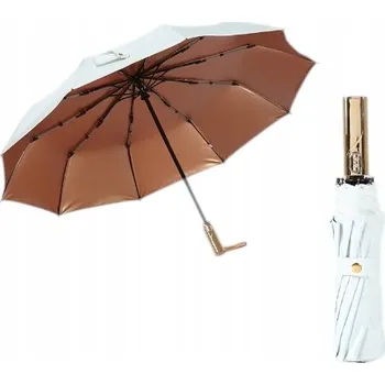 Elegantní deštník #cool_items automatický skládací deštník s pouzdrem, bílý