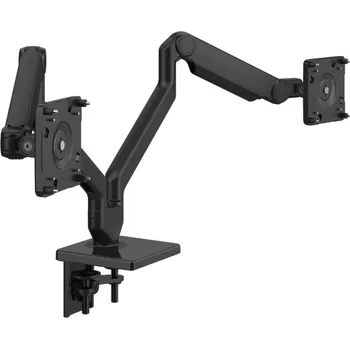 Držák monitoru Humanscale X2 držák pro dva monitory upevnění na svěrku černá