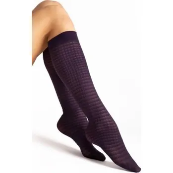 Dámské ponožky Podkolenky Fiore Twilla - 40 DEN Fialová Uni