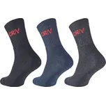 CRV | SEGIN ponožky 3pack - černá / č.45 / 45 / černá