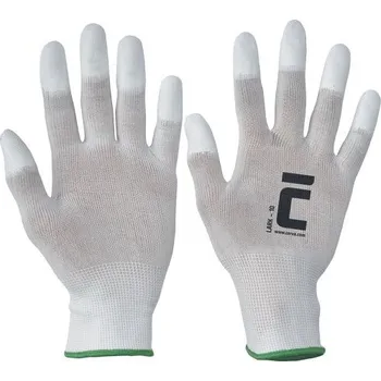 Pracovní rukavice CERVA GROUP a.s. | LARK rukavice nylonové PU prsty - - / 7 / S / vícebarevné