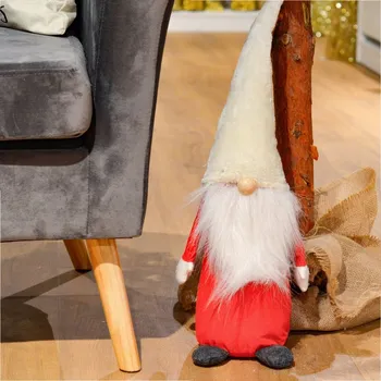 Vánoce Vánoční dekorace skřítek, 55 cm, červená&nbsp;42289