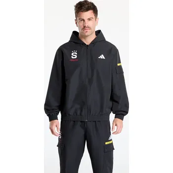 Pánská softshellová bunda Bunda adidas x Footshop x Sparta Windbreaker UNISEX Black XL