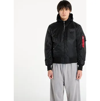 Pánský bomber Bomber Alpha Industries MA-1 D-Tec Hood Bomber Jacket Black/ Black M