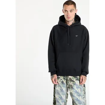 Pánská mikina Mikina Nike Solo Swoosh Men's Pullover Hoodie Black/ Black/ White XL