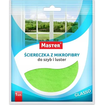 Utěrka Čisticí utěrka z mikrovlákna UTĚRKA sklo MASTER na okna a zrcadla