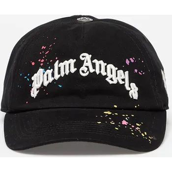 Kšiltovka Kšiltovka Palm Angels Curved Logo Painted Cap Black/ Multicolor Universal