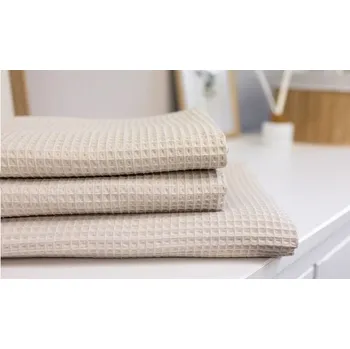 Ručník Polášek Vaflový ručník - Krémová | 50 x 100 cm