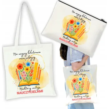 DÁREK TAŠKA Z EKO BAVLNY S POTISKEM DNI UČITELŮ