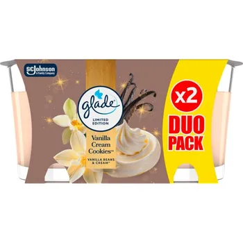 Svíčka Glade Vanilla Cream Cookies 2 x 112 g