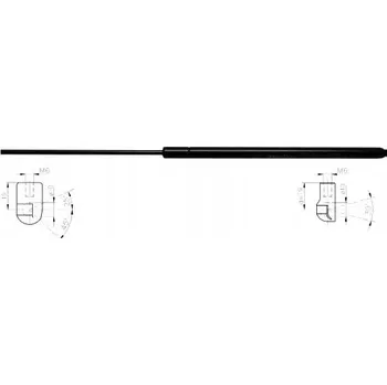 Dveře karosérie PLYNOVÁ PRUŽINA STARLINE CITROENX3 (E83) ZAVAZADLOVÝ PROSTOR