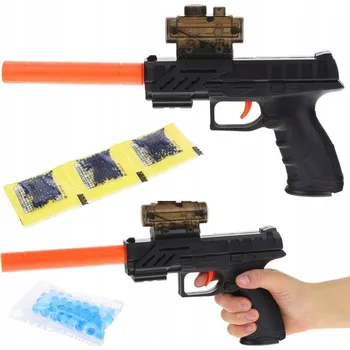 Dětská zbraň Pistole pro děti Zbraň na gelové kuličky a vodní náboje