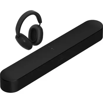 Soundbar Set: Soundbar Sonos Beam (Gen 2) + sluchátka Sonos Ace, SONOS Černá