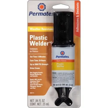 Průmyslové lepidlo PERMATEX Epoxidové lepidlo na plasty pro svařování, 5 minut, dvousložkové, 25 ml