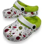 Fashion Chlapecké zelené zateplené gumové nazuváky 01 Barva: Zelená, Velikost: 32