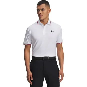 Pánské tričko Pánské polo tričko Under Armour Playoff 3.0 Rib Polo velikost 3XL white