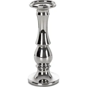 Svícen Svícen JOLY 03 stříbrný (2 ks)