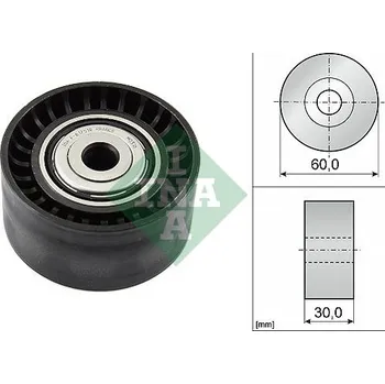Vratná/vodicí kladka, klínový žebrový řemen Schaeffler INA 532 0534 10