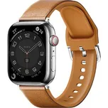 Řemínek z umělé kůže pro Apple Watch 38/40/41/42(S10)mm,hnědá