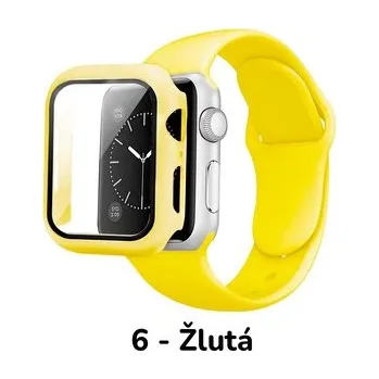 Chytré hodinky Set 3v1 pro Apple Watch,6 - ŽLUTÁ,49mm,M/L (Pro obvod ruky 15-20 cm)