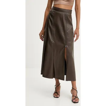 Dámská sukně Sukně Answear.LAB PK29260.ilk hnědá 88X, vel. M