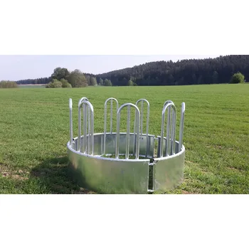 krmítko pro hospodářská zvířata Kruhové příkrmiště KOTTECH 180 cm 130 cm