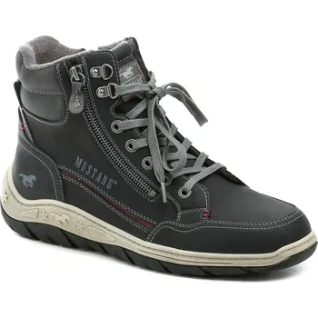Pánská zimní obuv Mustang 15M018100200 černé pánské nadměrné zimní boty EUR 47