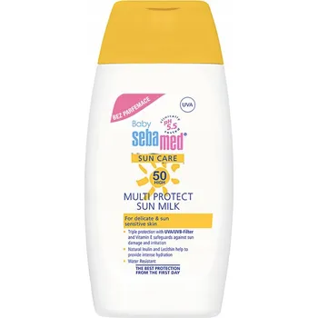 Přípravek na opalování Sebamed Sun Care Baby Multi Protect Sun Milk ochranný krém na opalování pro děti