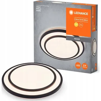 LED Stropní Svítidlo Stropní Svítidlo pro přisazenou montáž 24W 1450lm černé Orbis Ledvance