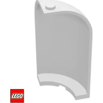 Stavebnice LEGO LEGO® Dílky LEGO Velký Zaoblený Rohový Panel 3x3x6 / 6059 Barva: Bílá 6059