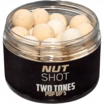 Boilies Nástraha Plovoucí kuličky Pop-Up RP Baits Nutshot Two Tones Pop Up 16 mm