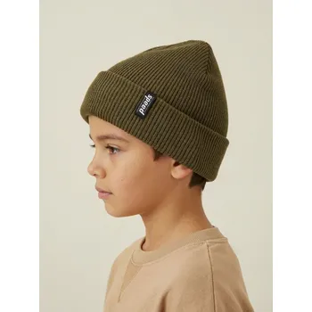 Čepice Sinsay - Čepice z žebrovaného úpletu - khaki - 083FU-87X - 083FU-87X-M