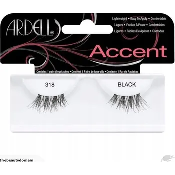 Umělé řasy ARDELL ACCENT Umělé řasy na pásku - 318 ČERNÉ
