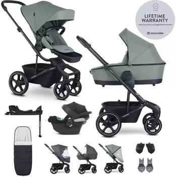 Kočárek EASYWALKER Kočárek kombinovaný Harvey⁵ XXL RWS + CYBEX Aton B2 i-Size + základna Agave Green