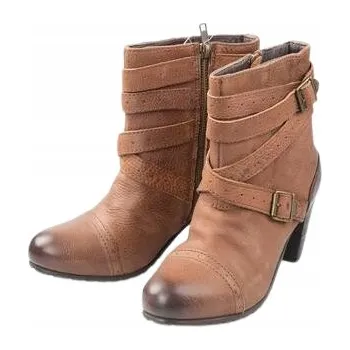 Dámská obuv Levi's dámské kozačky do půli lýtek na klínku velikost 41