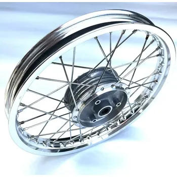 Ráfek na kolo Simson S51 - nové kolo, hliníkový ráfek - chrom - MZA