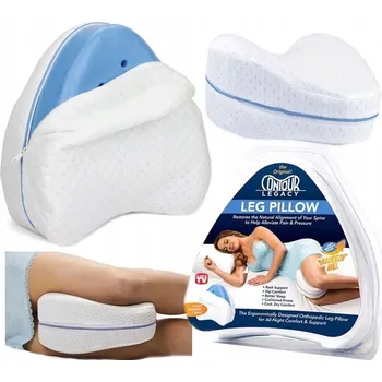 Polštář ORTOPEDICKÝ POLŠTÁŘ KLÍN PRO SPANÍ MEZI STEHNY PRO ŽENY