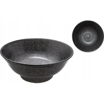 Japonská miska na Ramen - Uzu Black 22 x 9 cm 1100 ml